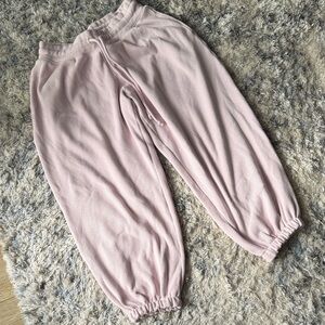 Hollister Pink Fleece Lined Sweatpants